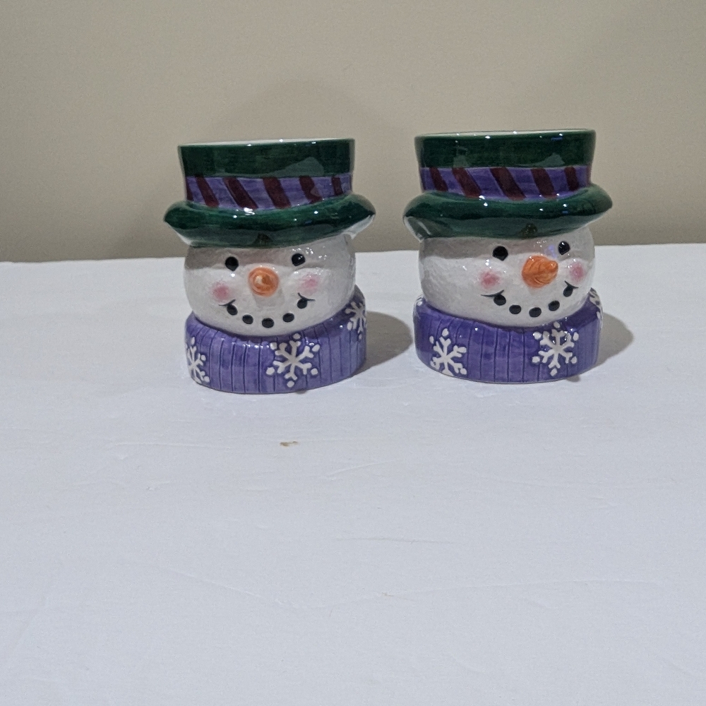 Lotus Festive Snowman Mug. 1 Pr